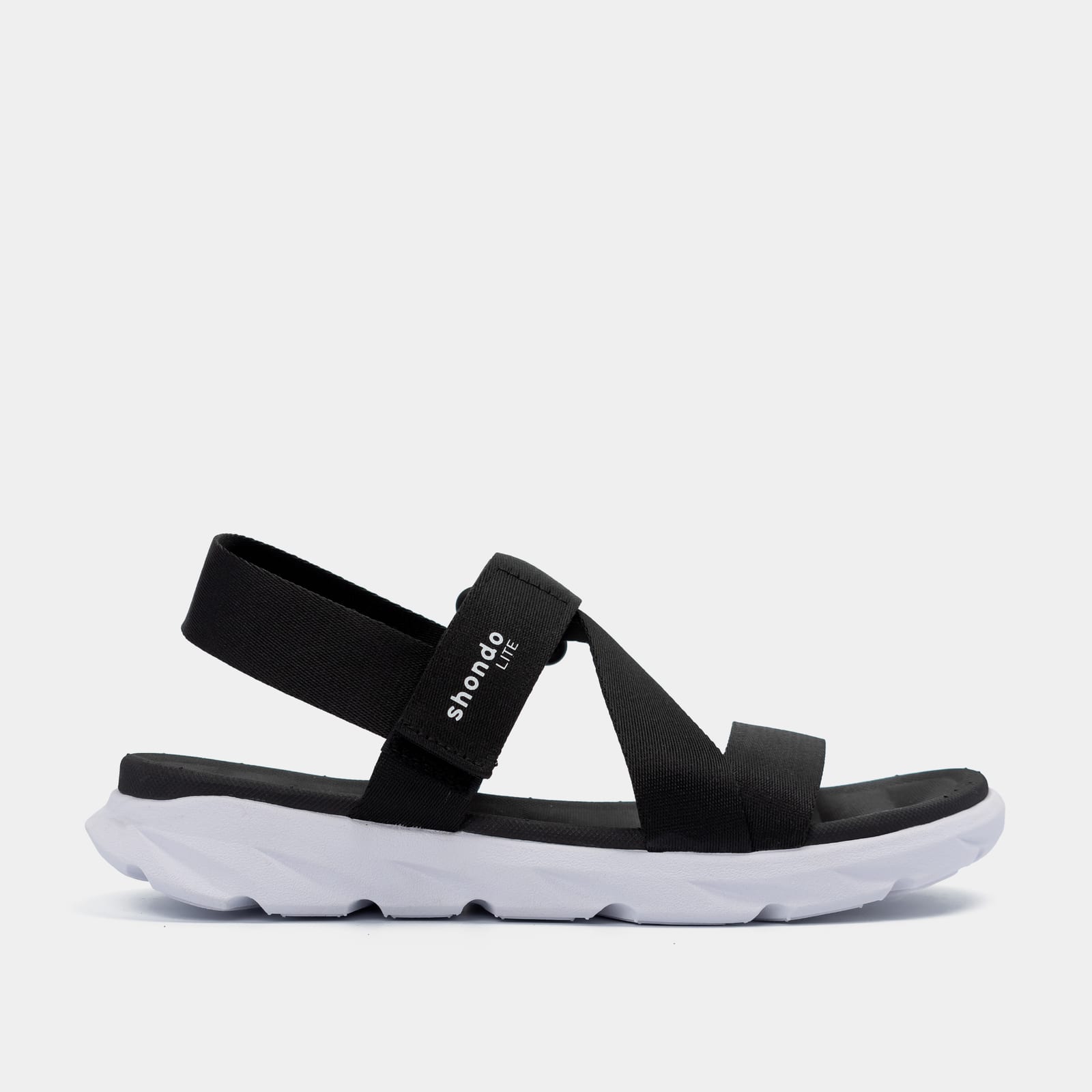 Sandal F6S Shondo Lite đen trắng