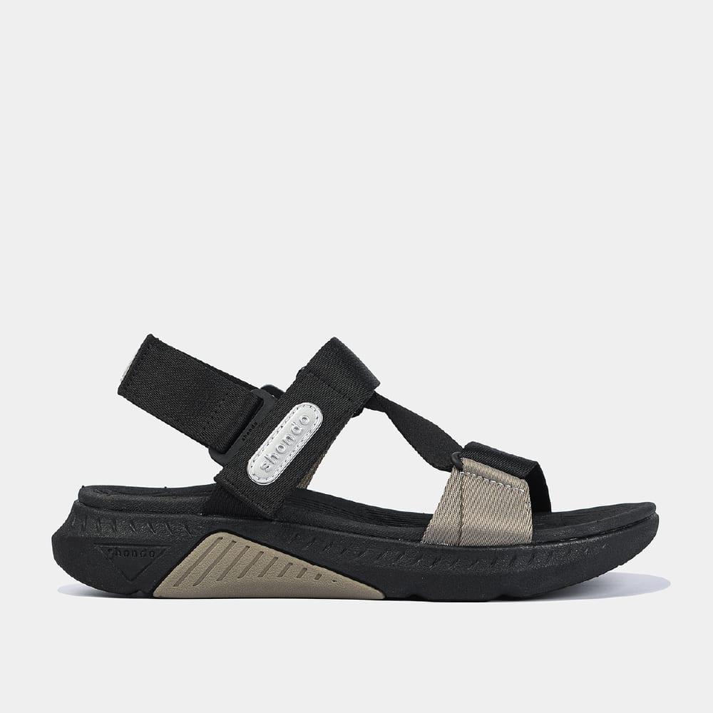 Sandals F7 racing phối đen nâu