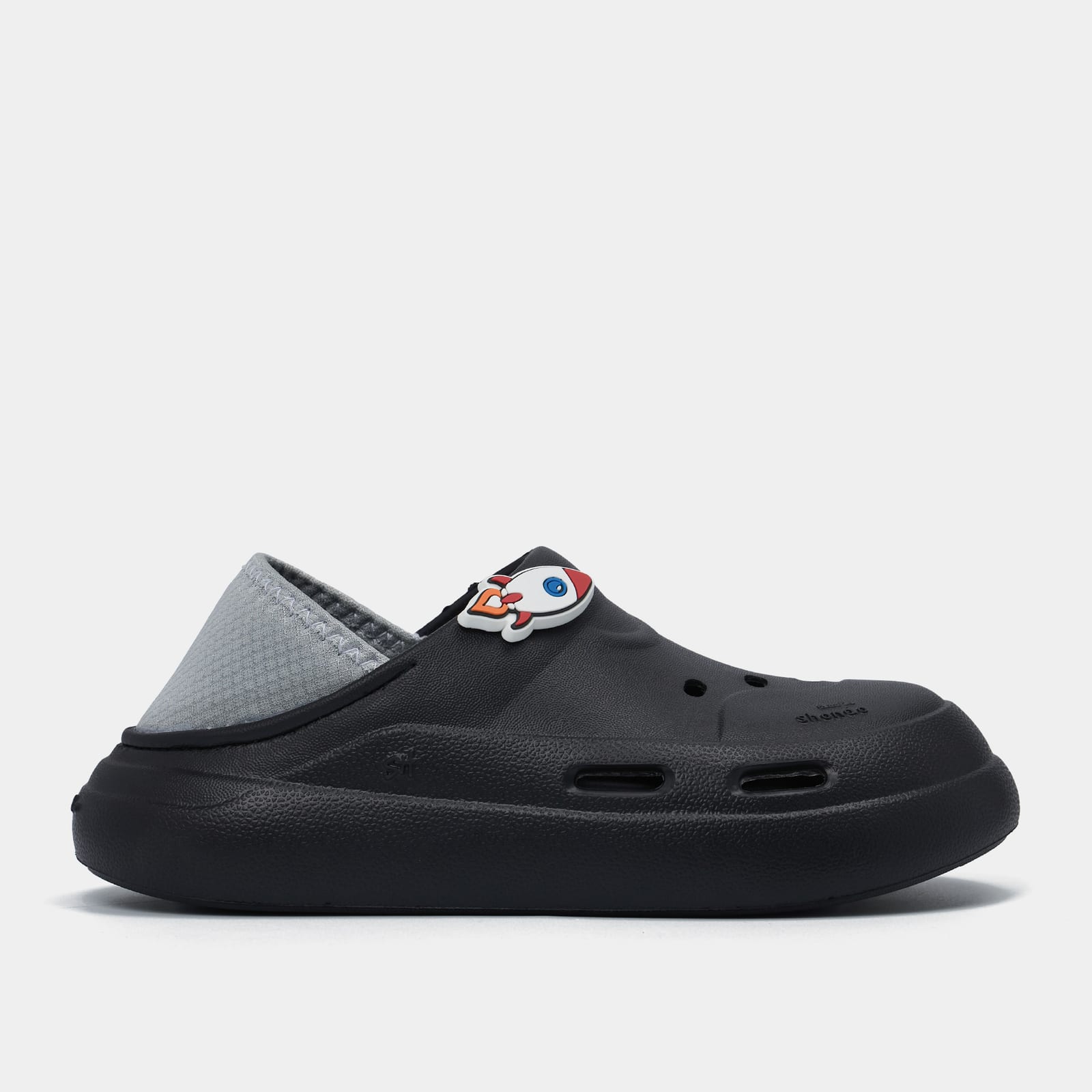 Sneaker bé trai Little C3 Limax không dây màu đen