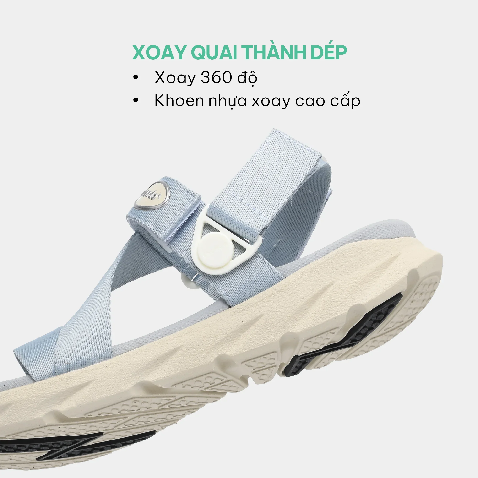 Sandal F6S xanh trời